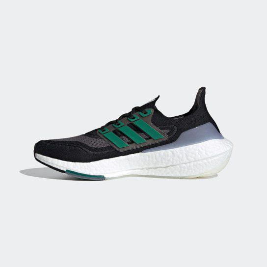 ADIDAS ULTRABOOST 21 (CORE BLACK/SUB GREEN/GREY FIVE)