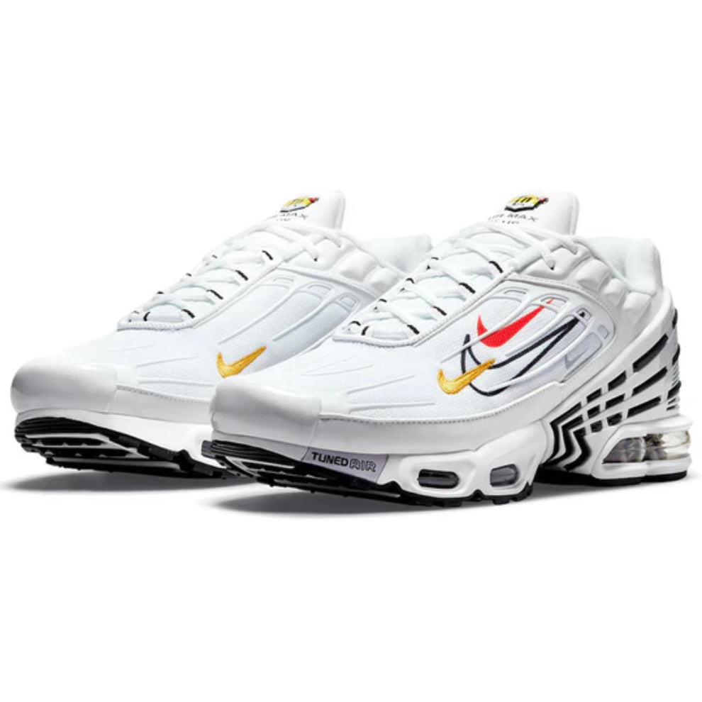 Nike Air Max Plus 3 Tricol Swoosh White Style 23 Athletic Store