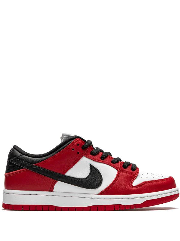 Nike SB Dunk White - Red